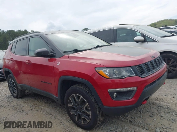 2020 Jeep Compass Trailhawk with VIN 3C4NJDDB8LT207748, listed as a IAAI auction lot 41963469 with 66,496 mi miles and . Bid and sale history available at carsss.com. Image 13.