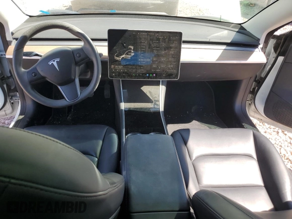 2020 Tesla Model 3 Long Range with VIN 5YJ3E1EB8LF712308, listed as a Copart auction lot 53265405 with 65,262 mi miles and Salvage Title. Bid and sale history available at DreamBid. Image 8.