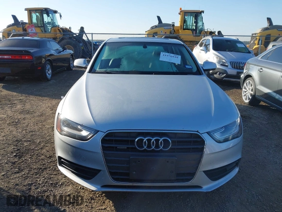 2013 Audi A4 Premium with VIN WAUBFAFL9DA161085, listed as a IAAI auction lot 41976939 with 184,536 mi miles and . Bid and sale history available at DreamBid. Image 12.