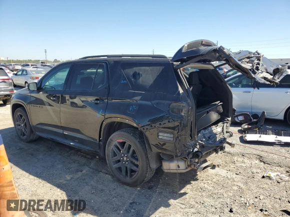 2021 Chevrolet Traverse Premier with VIN 1GNERKKW9MJ244052, listed as a Copart auction lot 49013455 with 35,957 mi miles and Non Repairable. Bid and sale history available at carsss.com. Image 2.