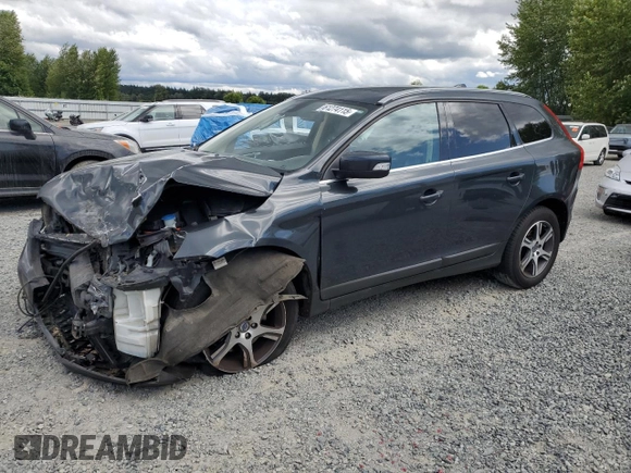 2013 Volvo XC60 T6 with VIN YV4902DZ5D2455011, listed as a Copart auction lot 61274115 with 159,162 mi miles and Salvage title. Bid and sale history available at DreamBid. Image 1.