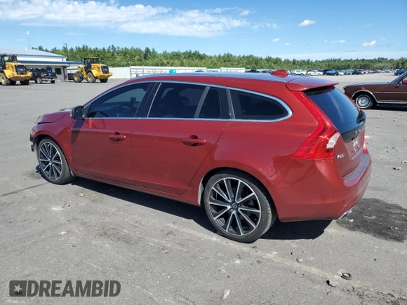 2017 Volvo V60 Premier with VIN YV140MEK9H1368695, listed as a Copart auction lot 69921384 with 99,724 mi miles and Salvage Title. Bid and sale history available at carsss.com. Image 2.