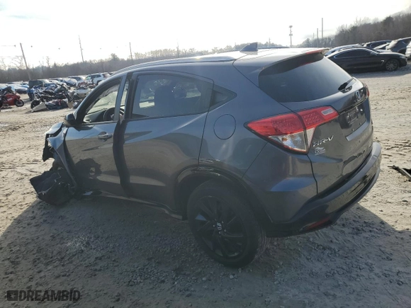 2022 Honda HR-V Sport with VIN 3CZRU6H14NM744324, listed as a Copart auction lot 84757974 with 32,161 mi miles and Salvage Title. Bid and sale history available at carsss.com. Image 2.