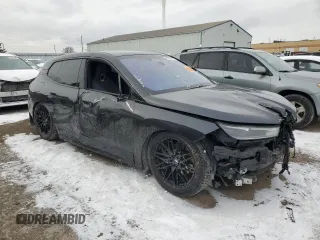 2022 BMW iX xDrive50 with VIN WB523CF05NCJ43021, listed as a Copart auction lot 87864125 with 28,976 mi miles and Salvage Title. Bid and sale history available at carsss.com. Image 4.