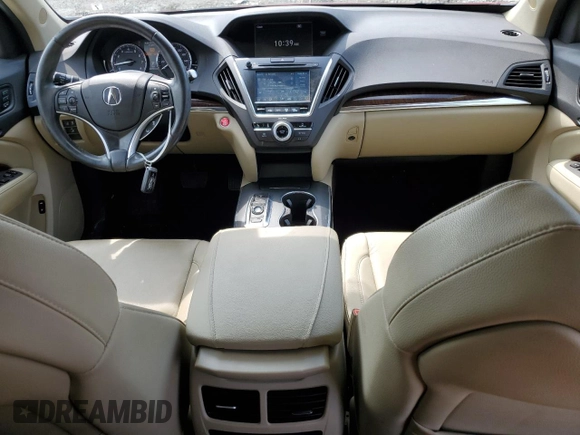 2019 Acura MDX with VIN 5J8YD4H34KL030165, listed as a Copart auction lot 62636695 with 64,753 mi miles and Salvage title. Bid and sale history available at DreamBid. Image 8.