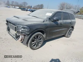 2022 Dodge Durango GT Plus with VIN 1C4RDHDG5NC203439, listed as a IAAI auction lot 41749939 with 37,198 mi miles and . Bid and sale history available at DreamBid. Image 2.