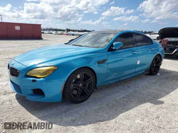 2016 BMW M6 z VIN WBS6E9C51GG437085, wystawiony jako Copart lot #78982124 z przebiegiem Nie podano mil oraz Szkody całkowita. Historia ofert i sprzedaży dostępna na DreamBid. Obrazek 1.