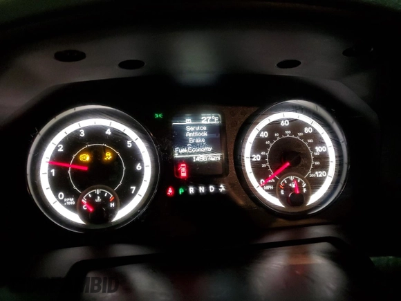 2018 Ram 1500 Express with VIN 1C6RR7FTXJS321578, listed as a Copart auction lot 82797554 with 149,676 mi miles and Salvage Title. Bid and sale history available at carsss.com. Image 9.