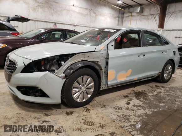 2016 Hyundai Sonata Hybrid SE with VIN KMHE24L10GA022687, listed as a Copart auction lot 72908523 with 0 mi miles. Bid and sale history available at carsss.com. Image 1.