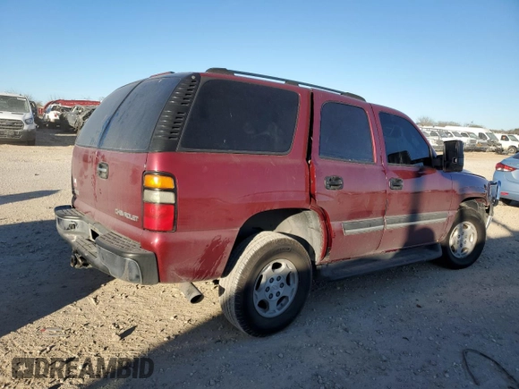 2004 Chevrolet Tahoe LS with VIN 1GNEC13V14R258658, listed as a Copart auction lot 86274954 with 254,773 mi miles and Salvage Title. Bid and sale history available at carsss.com. Image 3.