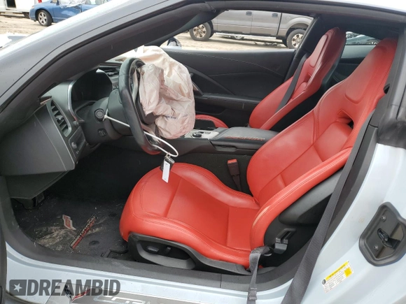2019 Chevrolet Corvette Grand Sport 1LT z VIN 1G1YW2D71K5112647, wystawiony jako Copart lot #85792194 z przebiegiem 22 769 mil mil oraz Szkoda całkowita • Salvage title. Historia ofert i sprzedaży dostępna na DreamBid. Obrazek 7.