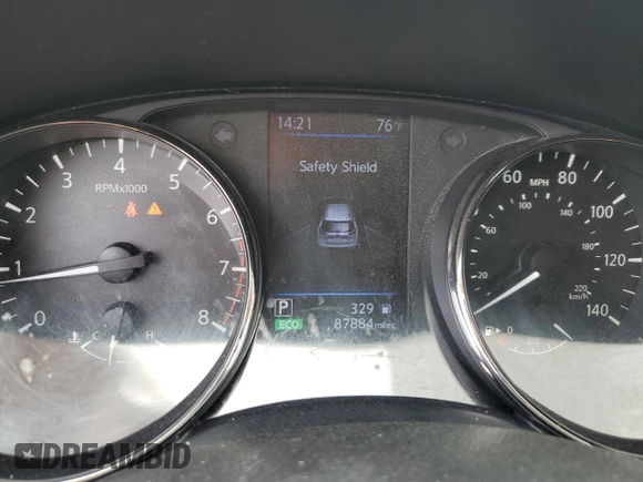 2018 Nissan Rogue S with VIN JN8AT2MT7JW470072, listed as a Copart auction lot 54681265 with 87,884 mi miles and Salvage Title. Bid and sale history available at DreamBid. Image 9.