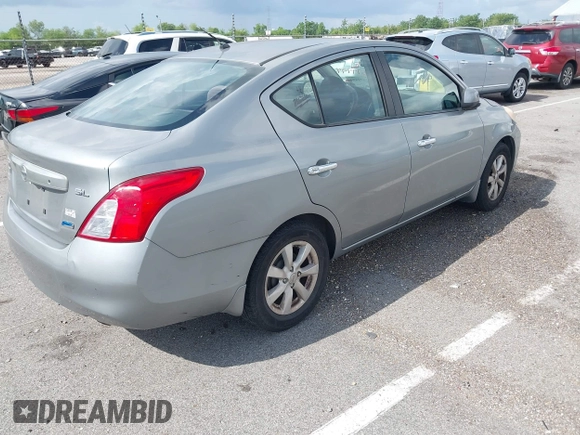 2012 Nissan Versa SV with VIN 3N1CN7AP9CL936955, listed as a IAAI auction lot 42679494 with 45,604 mi miles and . Bid and sale history available at DreamBid. Image 4.