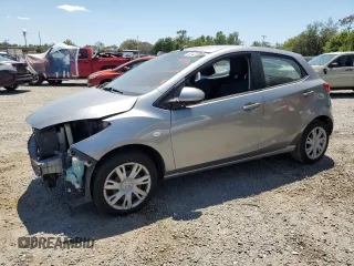 2012 Mazda 2 Sport with VIN JM1DE1KY8C0141608, listed as a Copart auction lot 53427585 with 186,633 mi miles and Salvage Title. Bid and sale history available at carsss.com. Image 1.