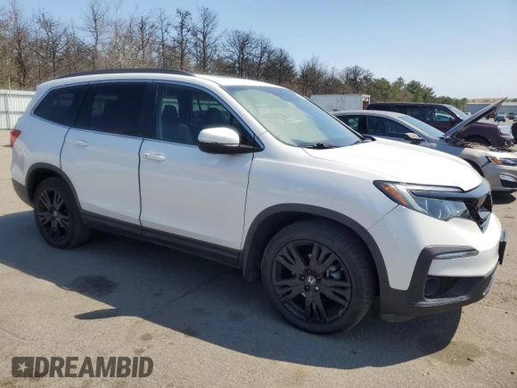 2022 Honda Pilot Special Edition with VIN 5FNYF6H20NB076157, listed as a Copart auction lot 52747925 with 52,088 mi miles and Salvage Title. Bid and sale history available at carsss.com. Image 4.