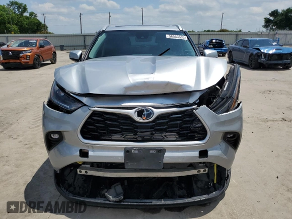 2023 Toyota Highlander L with VIN 5TDKDRAH6PS030892, listed as a Copart auction lot 56063635 with 74,766 mi miles and Salvage title. Bid and sale history available at DreamBid. Image 5.