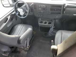 2012 Chevrolet Express Cargo with VIN 1GCWGFFAXC1105507, listed as a Copart auction lot 45477305 with 344,269 mi miles and Salvage title. Bid and sale history available at DreamBid. Image 8.