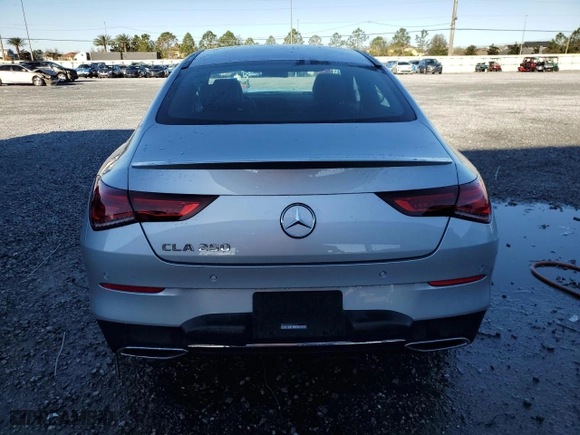2023 Mercedes-Benz CLA with VIN W1K5J4GB4PN329076, listed as a Copart auction lot 44534815 with 24,733 mi miles and Non Repairable. Bid and sale history available at carsss.com. Image 6.