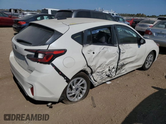 2024 Subaru Impreza with VIN JF1GUABC1R8266051, listed as a Copart auction lot 72386454 with 6,588 mi miles and Salvage Title. Bid and sale history available at carsss.com. Image 3.