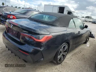 2023 BMW 4 Series 430i with VIN WBA23AT06PCL91792, listed as a Copart auction lot 76456184 with 14,273 mi miles and Non Repairable. Bid and sale history available at carsss.com. Image 3.