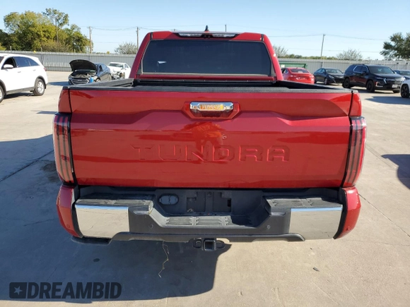 2022 Toyota Tundra 2WD 1794 Edition with VIN 5TFMA5AB6NX003642, listed as a Copart auction lot 73561744 with 49,596 mi miles and Salvage Title. Bid and sale history available at carsss.com. Image 6.