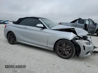 2016 BMW 2 Series 228i with VIN WBA1K9C57GV710355, listed as a Copart auction lot 89072625 with 80,925 mi miles and Salvage Title. Bid and sale history available at carsss.com. Image 4.