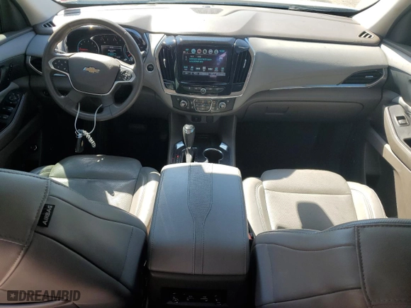 2018 Chevrolet Traverse Premier with VIN 1GNEVJKW2JJ160639, listed as a Copart auction lot 46428245 with 118,182 mi miles and Salvage Title. Bid and sale history available at carsss.com. Image 8.