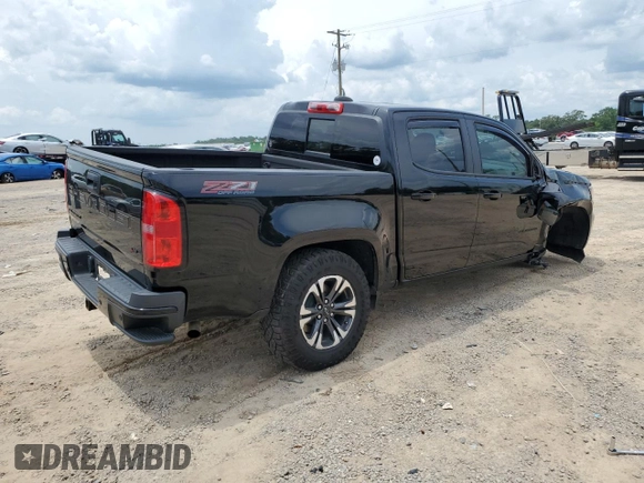2022 Chevrolet Colorado 4WD Z71 with VIN 1GCGTDEN9N1268483, listed as a Copart auction lot 64638865 with 61,611 mi miles and Salvage title. Bid and sale history available at DreamBid. Image 3.