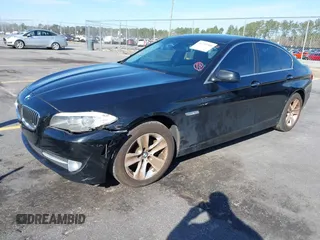 2012 BMW 5 Series 528i with VIN WBAXG5C53CDW66455, listed as a IAAI auction lot 41749708 with 178,595 mi miles. Bid and sale history available at carsss.com. Image 2.