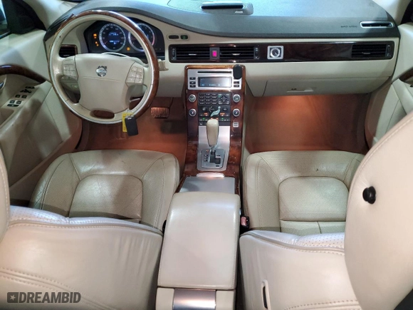 2009 Volvo S80 I6 Turbo with VIN YV1AR992791106742, listed as a Copart auction lot 86374154 with 129,272 mi miles and Salvage Title. Bid and sale history available at carsss.com. Image 8.