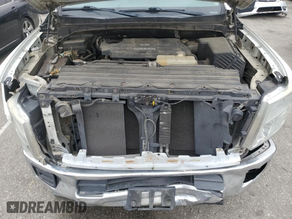 2017 Nissan Titan with VIN 1N6AA1R9XHN528052, listed as a Copart auction lot 55834165 with 183,802 mi miles and Salvage title. Bid and sale history available at DreamBid. Image 11.