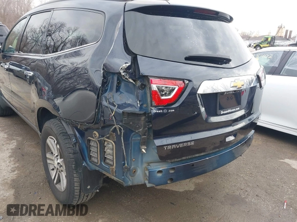2017 Chevrolet Traverse LT with VIN 1GNKRHKD2HJ165669, listed as a IAAI auction lot 41748096 with 156,673 mi miles and . Bid and sale history available at DreamBid. Image 6.