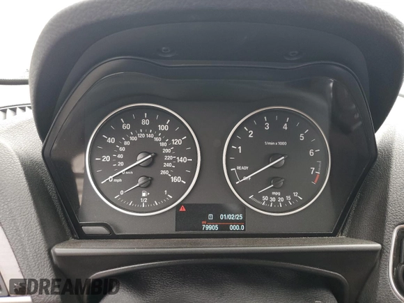 2015 BMW 2 Series 228i with VIN WBA1F5C55FV257705, listed as a Copart auction lot 43765845 with 79,905 mi miles and Salvage Title. Bid and sale history available at carsss.com. Image 9.