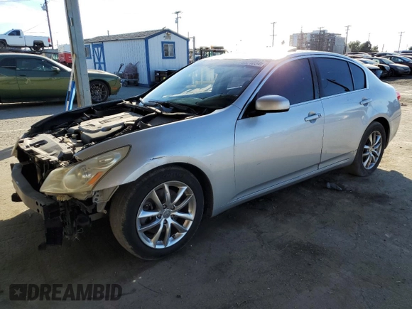 2008 Infiniti G35 with VIN JNKBV61E08M221916, listed as a Copart auction lot 79521034 with Not Provided miles and Salvage Title. Bid and sale history available at DreamBid. Image 1.