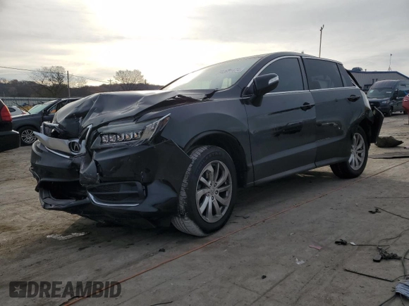 2018 Acura RDX with VIN 5J8TB4H36JL025287, listed as a Copart auction lot 82835474 with 0 mi miles and Salvage Title. Bid and sale history available at carsss.com. Image 1.
