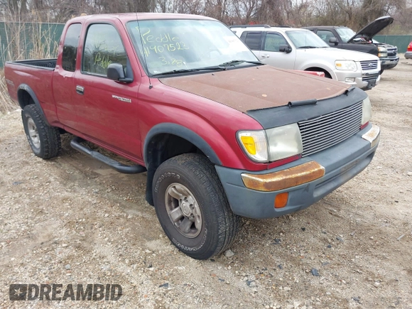 1999 Toyota Tacoma PreRunner z VIN 4TASM92N0XZ443454, wystawiony jako IAAI lot #41907523 z przebiegiem 237 864 mil mil oraz . Historia ofert i sprzedaży dostępna na DreamBid. Obrazek 1.