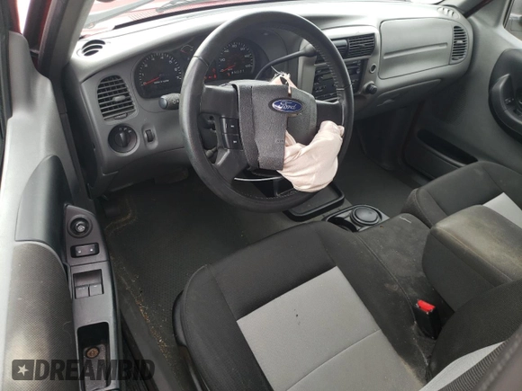 2009 Ford Ranger XLT with VIN 1FTYR44E19PA12488, listed as a Copart auction lot 42114385 with 55,023 mi miles and Salvage Title. Bid and sale history available at carsss.com. Image 8.