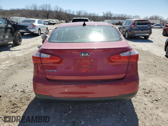 2015 Kia Forte LX with VIN KNAFX4A64F5338090, listed as a Copart auction lot 49138065 with 129,778 mi miles and Salvage Title. Bid and sale history available at carsss.com. Image 6.