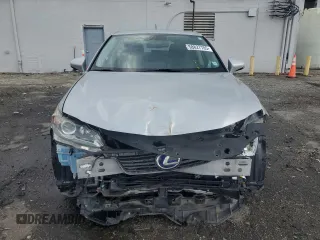 2012 Lexus CT 200h with VIN JTHKD5BH6C2089061, listed as a Copart auction lot 58827705 with 124,474 mi miles and Salvage title. Bid and sale history available at DreamBid. Image 5.