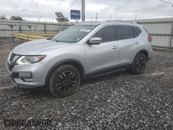 2018 Nissan Rogue SV with VIN JN8AT2MV4JW317263, listed as a Copart auction lot 45039045 with 124,579 mi miles and Salvage Title. Bid and sale history available at carsss.com. Image 1.