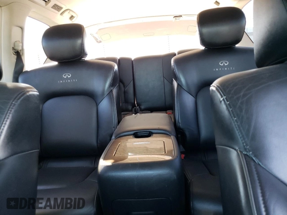2011 Infiniti QX56 7-passenger with VIN JN8AZ2NE0B9005454, listed as a Copart auction lot 73222904 with 143,449 mi miles and Salvage Title. Bid and sale history available at carsss.com. Image 10.