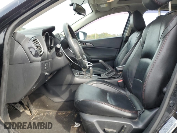 2014 Mazda 3 i Grand Touring with VIN JM1BM1M7XE1120268, listed as a Copart auction lot 43279765 with 93,075 mi miles and Salvage Title. Bid and sale history available at DreamBid. Image 7.