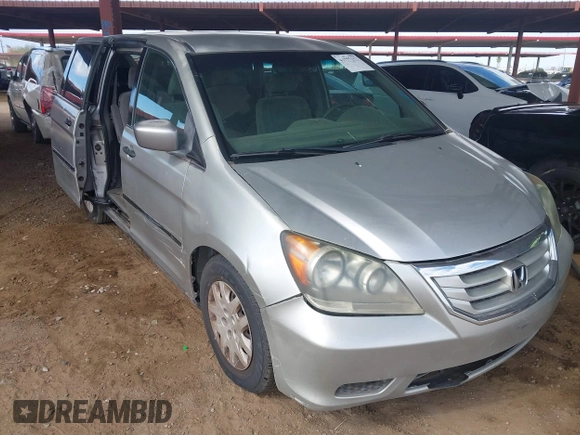2009 Honda Odyssey LX with VIN 5FNRL38289B049418, listed as a IAAI auction lot 41777253 with 151,512 mi miles and . Bid and sale history available at DreamBid. Image 1.