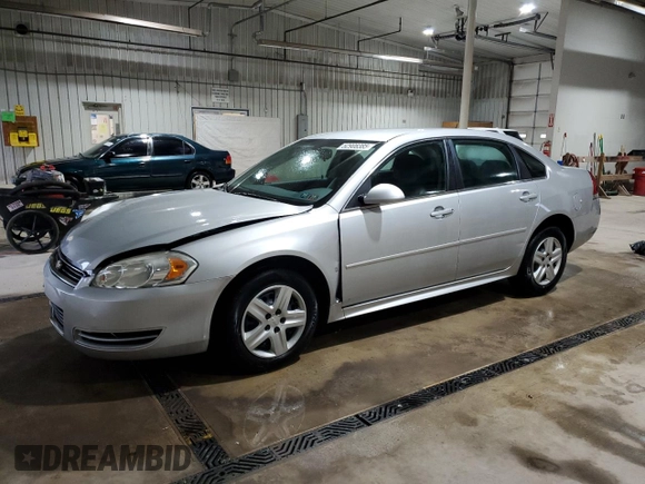 2010 Chevrolet Impala LS with VIN 2G1WA5EN9A1127370, listed as a Copart auction lot 52908385 with 81,222 mi miles and Salvage Title. Bid and sale history available at DreamBid. Image 1.