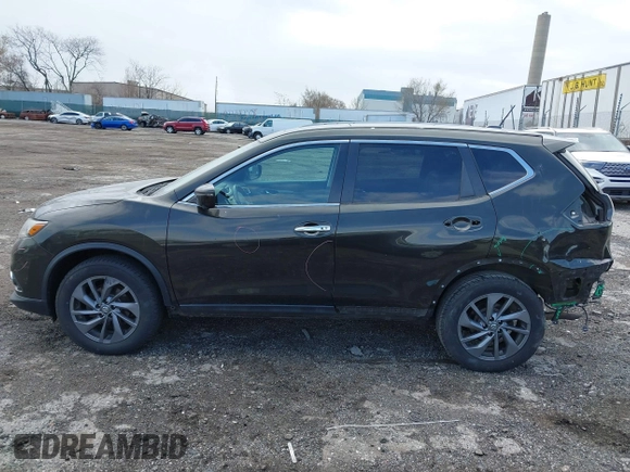 2016 Nissan Rogue SV with VIN 5N1AT2MV0GC856643, listed as a IAAI auction lot 41887299 with 174,382 mi miles and . Bid and sale history available at DreamBid. Image 15.
