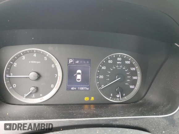 2015 Hyundai Sonata 2.4L SE with VIN 5NPE24AF2FH200089, listed as a Copart auction lot 88108355 with 112,677 mi miles and Non Repairable. Bid and sale history available at carsss.com. Image 9.