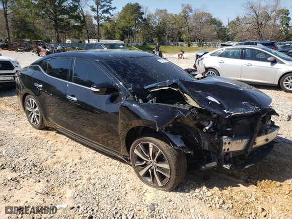 2019 Nissan Maxima SV with VIN 1N4AA6AV3KC369215, listed as a Copart auction lot 47754755 with 105,400 mi miles and Salvage Title. Bid and sale history available at carsss.com. Image 4.