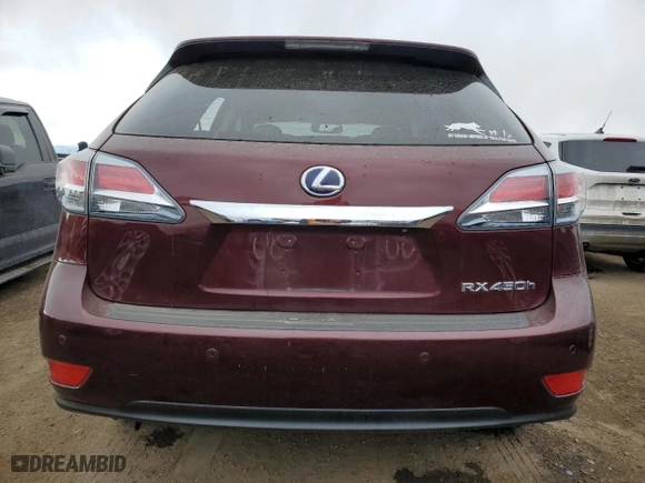 2013 Lexus RX 450h with VIN JTJBC1BA8D2449137, listed as a Copart auction lot 48863825 with 116,052 mi miles and Salvage Title. Bid and sale history available at carsss.com. Image 6.