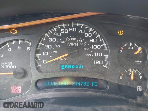 2005 Chevrolet Suburban LT with VIN 3GNEC16Z95G126134, listed as a IAAI auction lot 42048041 with 214,792 mi miles. Bid and sale history available at carsss.com. Image 7.