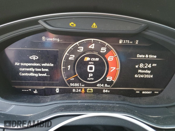 2018 Audi SQ5 Prestige with VIN WA1C4AFY9J2217762, listed as a Copart auction lot 60276294 with 96,861 mi miles and Salvage Title. Bid and sale history available at DreamBid. Image 9.
